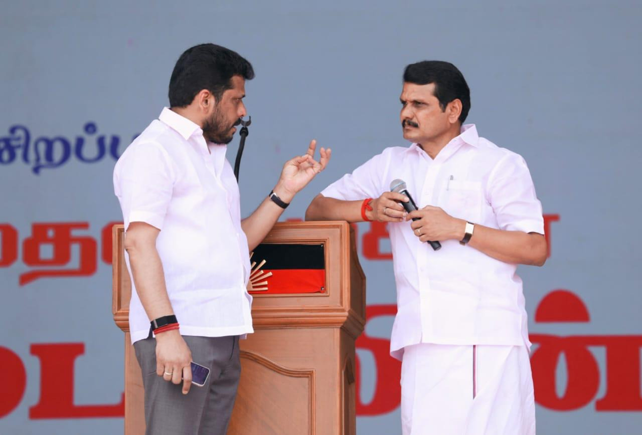 செந்தில் பாலாஜி, அவரது தம்பியை கைது செய்ய போலீஸார் தீவிரம்: கரூரில் பல இடங்களில் சோதனை!